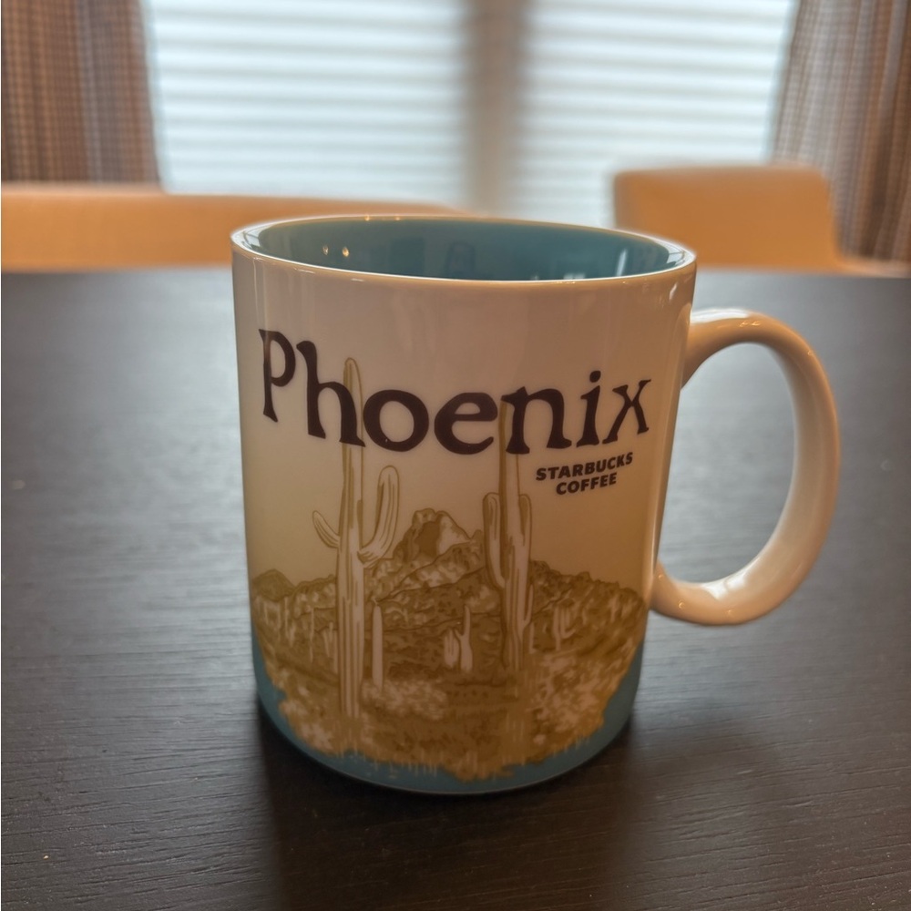 Starbucks Global Icon Collector Series Mug Phoenix Coffee Cup 16 Ounce 2012